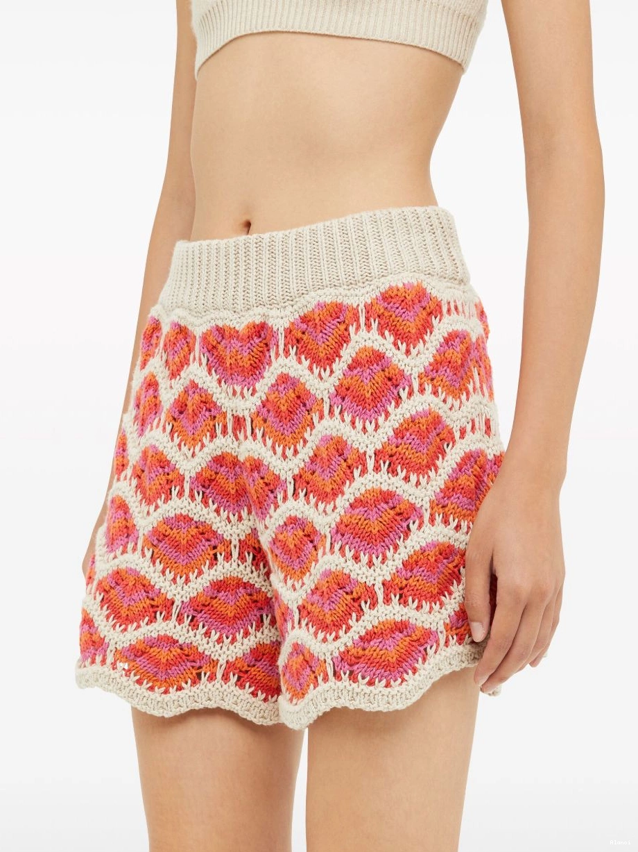Cheap Alanui Hawa Mahal Women crochet-knit shorts 0425